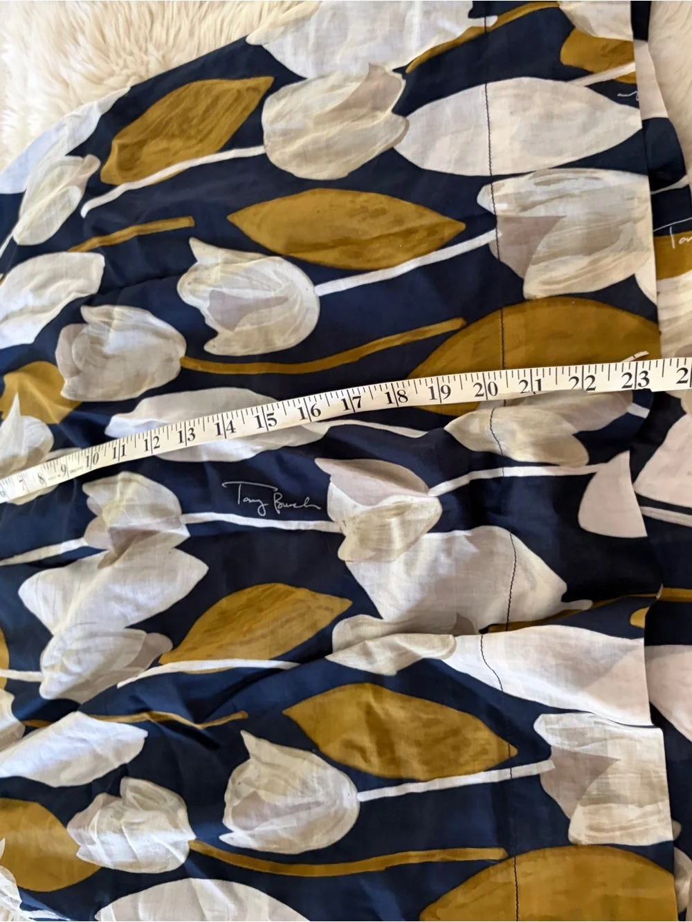 Tory burch tulip print fall skirt 14